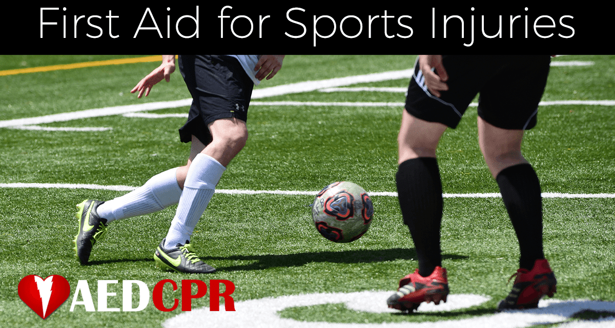 Common First Aid for Sports What You Should Know AEDCPR